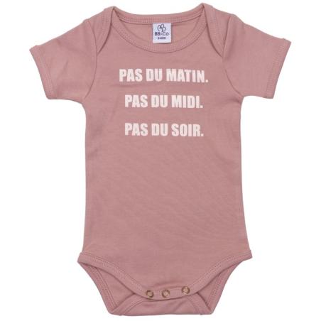 Body Bébé "Pas du Matin" - Humour & Douceur (Manches Courtes ou Longues)