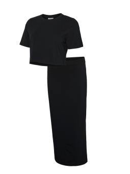 Ensemble Grossesse et Allaitement Kerry - Top Cropped & Jupe