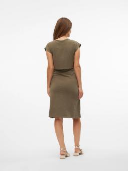 Robe de grossesse et d'allaitement June - Kaki Kalamata