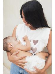 D&eacute;bardeur d'allaitement C&oelig;urs &ndash; L&eacute;g&egrave;ret&eacute;, douceur et style pour les mamans allaitantes