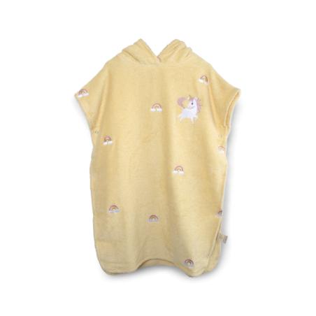 Poncho de Plage enfant Brodé en coton bio GOTS