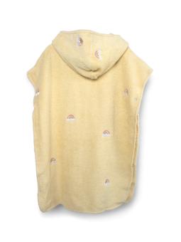 Poncho de Plage enfant Brodé en coton bio GOTS