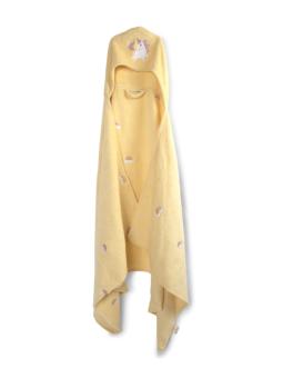 Cape de bain enfant avec capuche – Coton bio GOTS