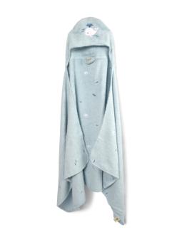 Cape de bain enfant avec capuche – Coton bio GOTS