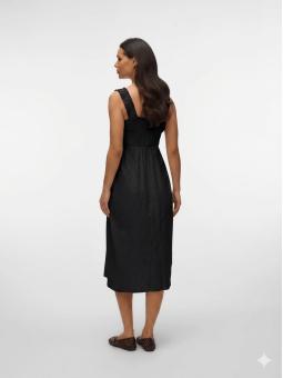 Robe Longue de Maternité & Allaitement "Julia" – Confort Smocké en coton bio