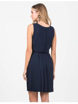Robe maternité & allaitement bleue Attesa – Élégante