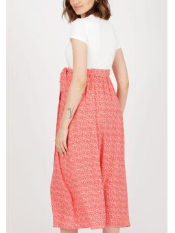 Robe maternité portefeuille corail Attesa – Élégante et allaitement