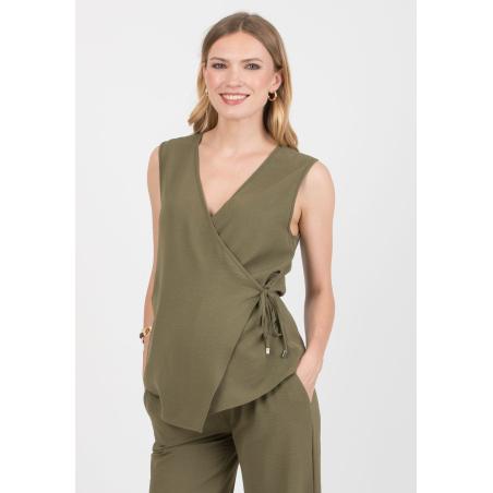 Gilet prémaman croisé Maddox élégant