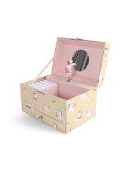 Bo&icirc;te &agrave; bijoux musicale licorne &ndash; Coffret f&eacute;erique enfant