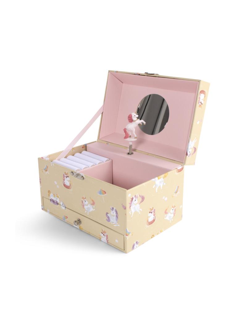 Boîte à bijoux musicale licorne – Coffret féerique enfant