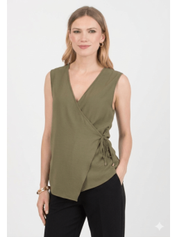 Gilet prémaman croisé Maddox élégant