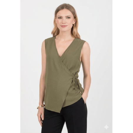 Gilet prémaman croisé Maddox élégant