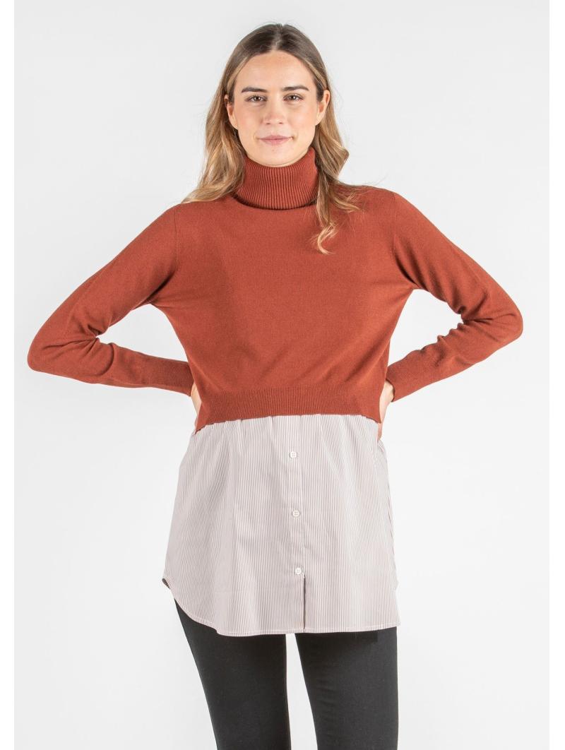 Pull de Grossesse et Allaitement Gianna Rayé