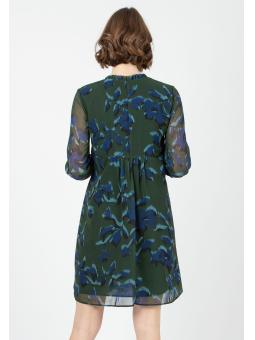 Robe de Grossesse et d'Allaitement "Diana" en Mousseline Imprimée