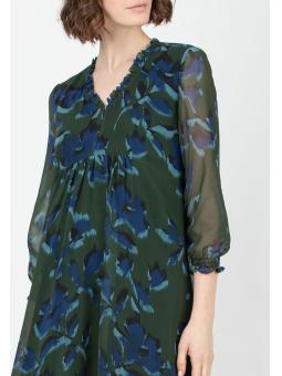 Robe de Grossesse et d'Allaitement "Diana" en Mousseline Imprimée