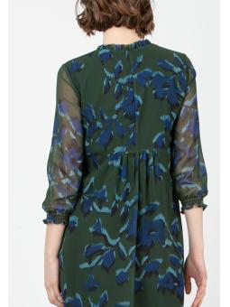 Robe de Grossesse et d'Allaitement "Diana" en Mousseline Imprimée