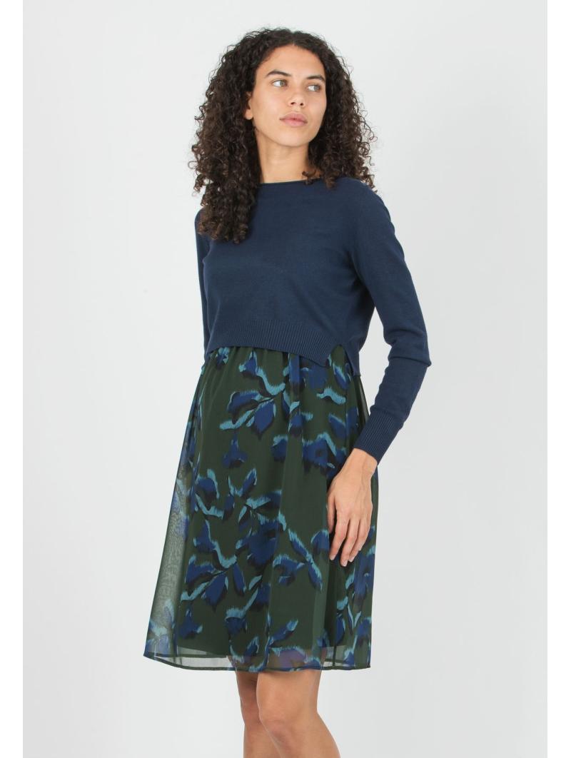Robe de Grossesse et d'Allaitement "Kelly" avec Pull Assorti – Style 2-en-1