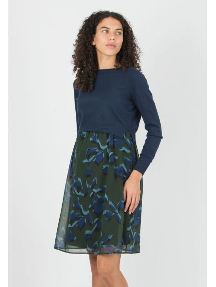 Robe de Grossesse et d'Allaitement "Kelly" avec Pull Assorti – Style 2-en-1