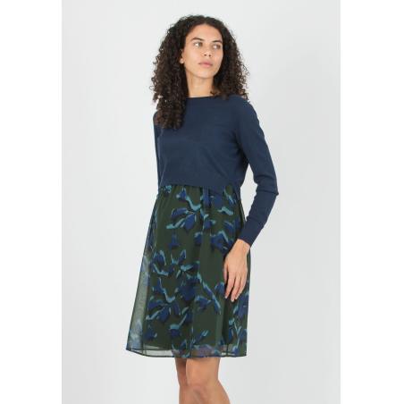 Robe de Grossesse et d'Allaitement "Kelly" avec Pull Assorti – Style 2-en-1