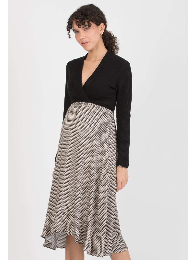 Robe de Grossesse et d'Allaitement Midi "Marta"