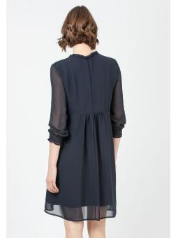 Robe de Grossesse et d'Allaitement Élégante "Diana" en Mousseline Unie
