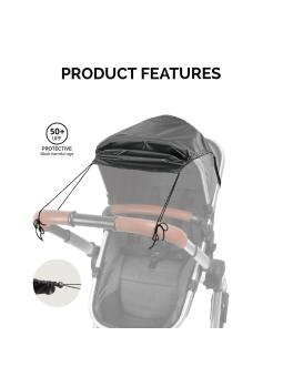 Protection Solaire Universelle pour Poussette et Buggy