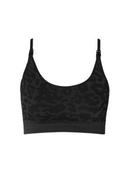 Top / Brassière de Grossesse et d'Allaitement Sans Coutures "Mira" – Imprimé Léopard
