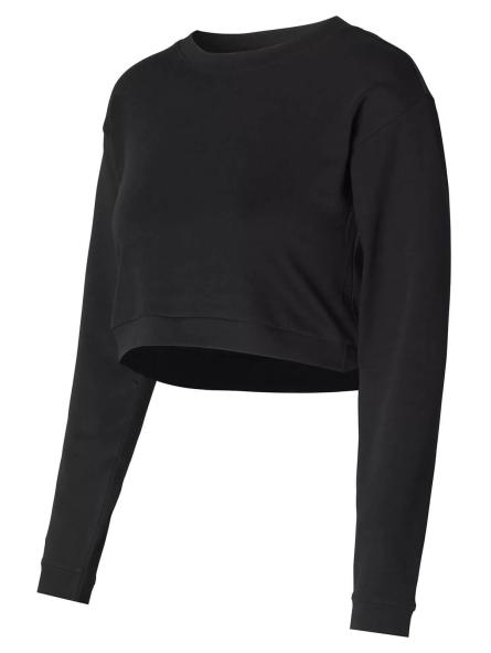 Top Crop Maternité Manches Longues "Leela" en Coton Bio