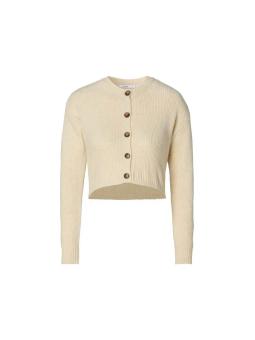 Gilet de grossesse en maille douillette – Cardigan évolutif de maternité