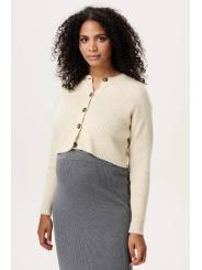 Gilet de grossesse en maille douillette &ndash; Cardigan &eacute;volutif de maternit&eacute;