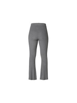 Pantalon Évasé de Grossesse en Maille Côtelée – Taille Haute