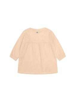 Robe Bébé Fille en Velours Côtelé en Coton Bio – Coccinelles Brodées