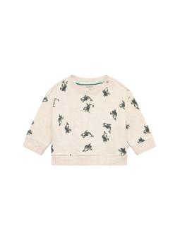 Sweatshirt Bébé Garçon en Coton Bio French Terry – Imprimé Orques