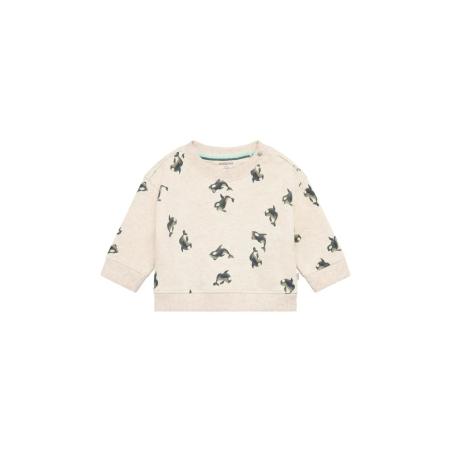Sweatshirt Bébé Garçon en Coton Bio French Terry – Imprimé Orques