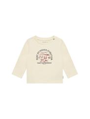 T-Shirt Manches Longues B&eacute;b&eacute; Gar&ccedil;on 'Toast to Friendship' &ndash; &Eacute;cru & Vintage