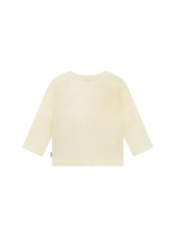 T-Shirt Manches Longues Bébé Garçon 'Toast to Friendship' – Écru & Vintage