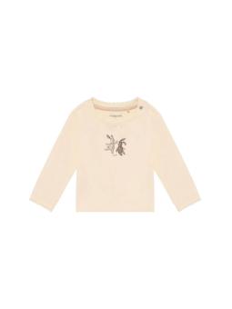 T-Shirt Manches Longues Bébé Fille en Coton Bio – Duo de Lapins
