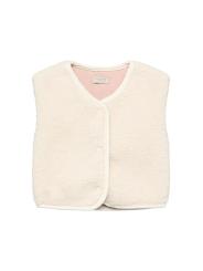 Gilet Sans Manches B&eacute;b&eacute; Unisexe en Mati&egrave;re Teddy &ndash; Polyester Recycl&eacute;