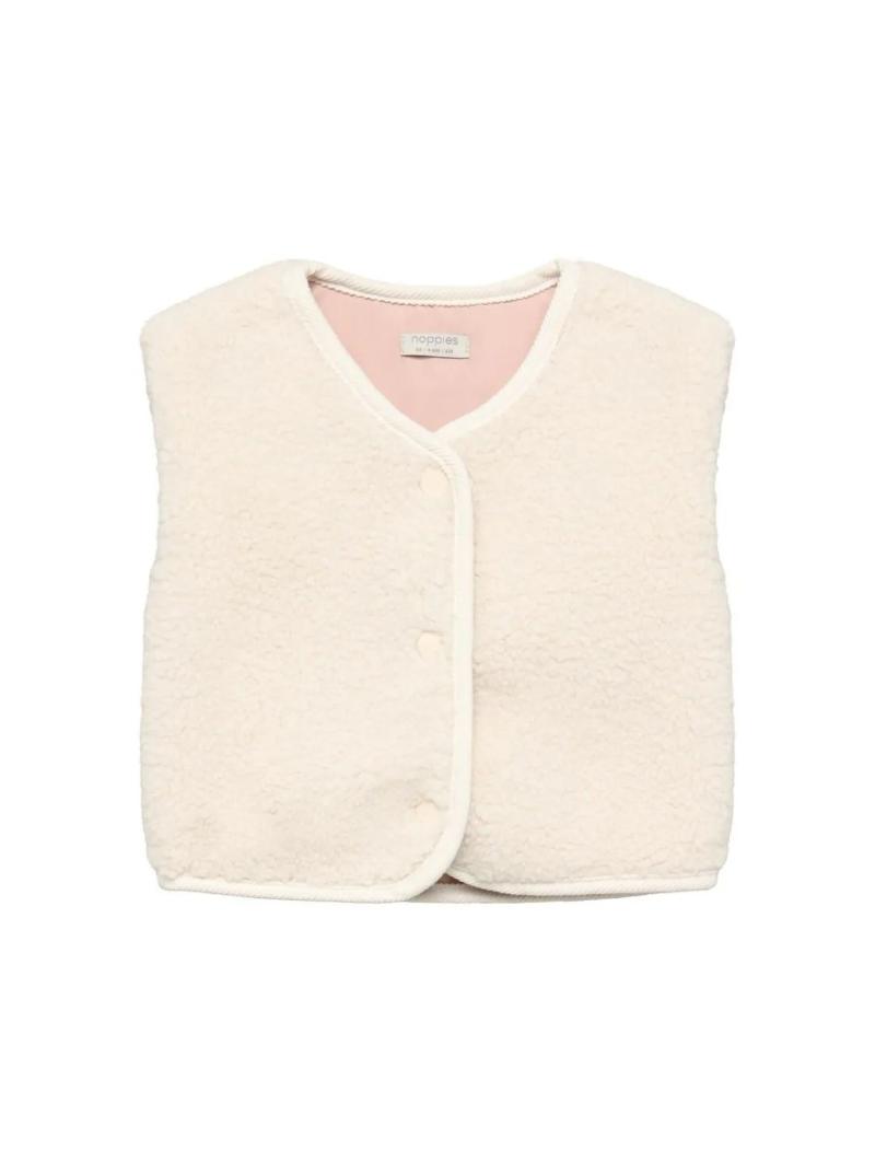Gilet Sans Manches Bébé Unisexe en Matière Teddy – Polyester Recyclé