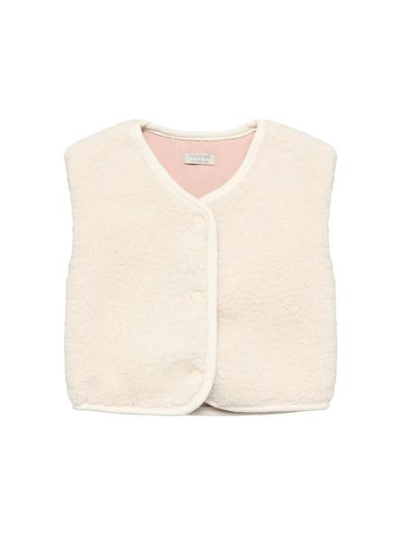 Gilet Sans Manches Bébé Unisexe en Matière Teddy – Polyester Recyclé
