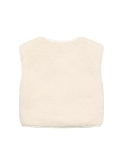 Gilet Sans Manches Bébé Unisexe en Matière Teddy – Polyester Recyclé