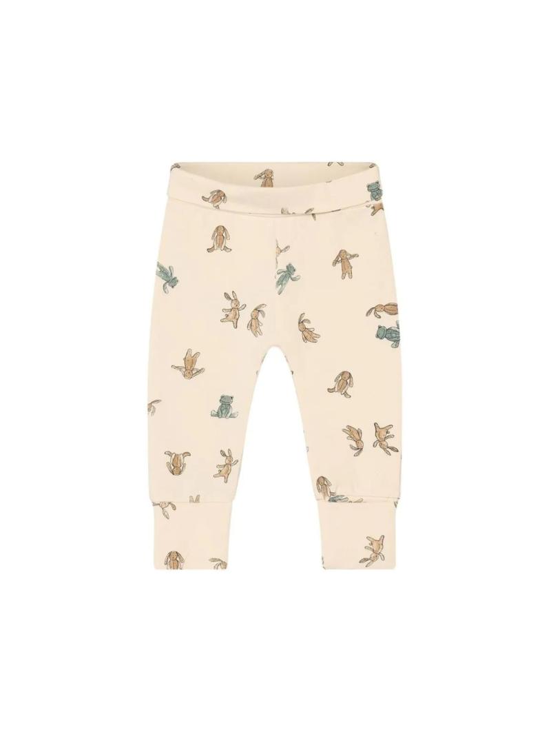 Pantalon Bébé Unisexe en Coton Bio – Imprimé Lapins Vintage