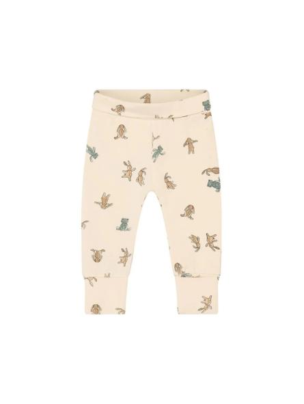 Pantalon Bébé Unisexe en Coton Bio – Imprimé Lapins Vintage
