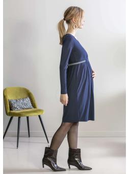 Robe de Grossesse et Allaitement Empire Carbone – Balloon