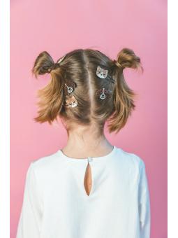 Barrettes Cheveux Bébé Fille Pailletées et Girly – Luciole & Petit Pois