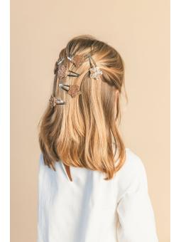 Barrettes Cheveux Bébé Fille Pailletées et Girly – Luciole & Petit Pois