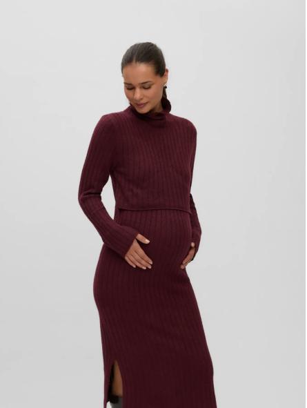 Robe tricotée Suniva June | Confort élégant pour maternité et allaitement
