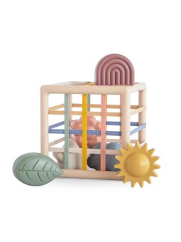 Boîte à Formes Élastique d'Éveil en Silicone – Mushie