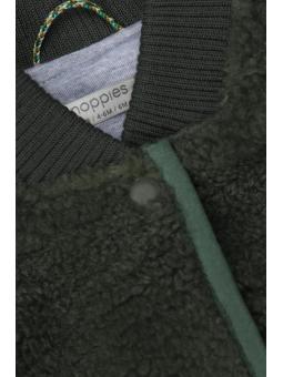 Gilet Sans Manches Bébé en Tissu Teddy Black Iris – Noppies Baby