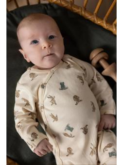 Grenouillère Bébé Imprimé Lapins Vintage – Noppies Baby